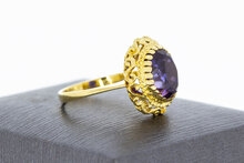 Vintage Amethyst Ring 18 Karat - 16,8 mm