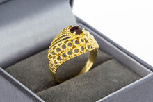 Vintage Granat Ring 585 Gold - 17,4 mm