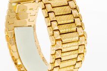 Brede 18 karaat gouden vintage Armband - 18,9 mm