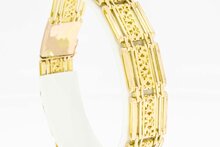 585 Gold Vintage Armband mit Diamant - 19,8 cm