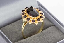 Vintage Granaten Ring 585 Gold - 17,7 mm