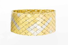 Breites Vintage 750 Gold Armband - 19,7 cm