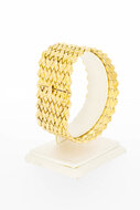 Breites 18 Karat vintage Gold Armband - 19 cm