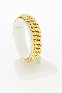 Geflochtenes Damen Armband 750 Gold - 16,9 cm