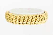 Geflochtenes Damen Armband 750 Gold - 16,9 cm