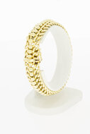 Geflochtenes Armband aus 14 Karat Gold - 18,7 cm