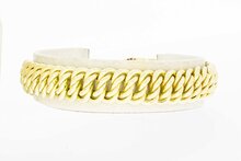 Geflochtenes Gold Armband 14 Karat - 20,2 cm