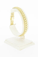 14 Karat Gold geflochtenes Armband - 19,9 cm