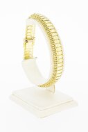 14 Karat geflochtenes Vintage Gold Armband - 20,5 cm