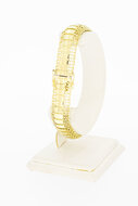 14 Karat geflochtenes Vintage Gold Armband - 20,5 cm