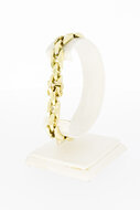 Breites 14 Karat Gold Vintage Armband - 20 cm