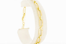 Armband 585 Gold mit ovalen offenen Gliedern - 20 cm