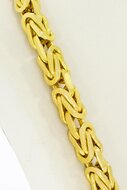 Byzantinischen Herren Kette 585 Gold - 80 cm