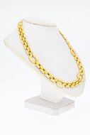 18 Karaat gouden  Tank Collier - 43,5 cm