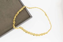 14 karaat geel gouden Vintage collier - 42,7 cm