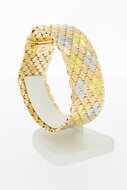 Vintage 18 Karat Tri color Goldarmband - 19,8 cm