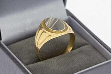 14 Karat Goldene Statement Ring - 19,3 mm