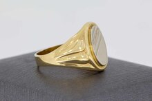 14 Karat Goldene Statement Ring - 19,3 mm