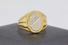 14 Karat Goldene Statement Ring - 19,3 mm