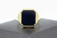 Onyx Siegelring 14 Karat Gold - 19 mm