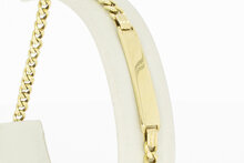 Namensarmband 14 Karat Gold - 19,5 cm