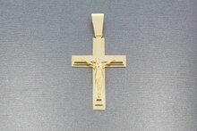 Kreuz aus 14 Karat Gold - 4,3 cm