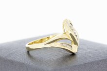 Diamant Ring 14 Karat Gold - 17,2 mm