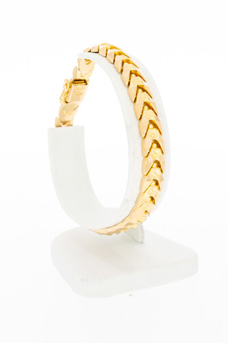 Fantasiearmband aus 18 Karat Gold - 20,6 cm