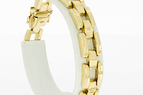 Goldbarren Armband 14 Karat Gold - 19,5 cm