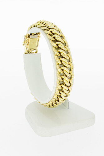 Geflochtenes Gold Armband 14 Karat - 18,7 cm