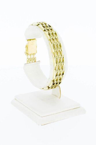 14 Karat Goldbarrenarmband - 19,0 cm