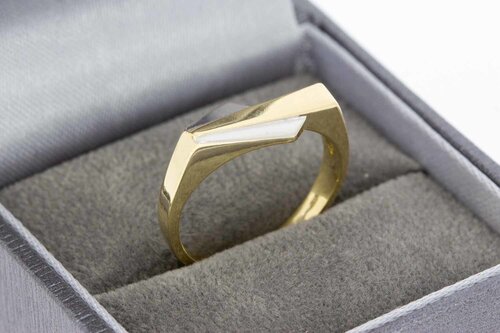 Bicolor Statement Goldring 14 Karat Gold - 17.6