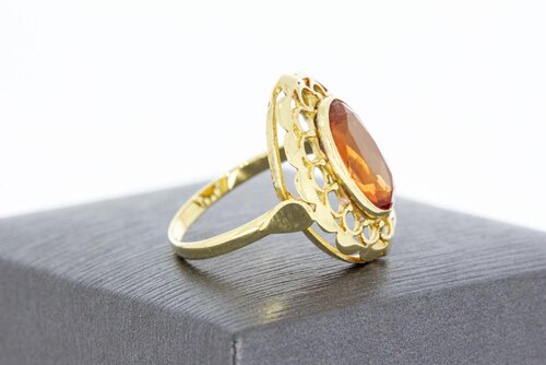 Spinellring aus 14 Karat Gold - 16 mm