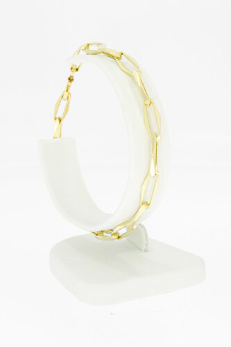 Paperclip Armband 14 Karat Gold - 23,3 cm