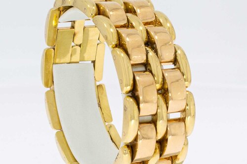 Breites 18 Karat Gold Barrenarmband - 17,6 cm