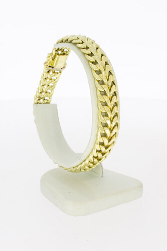 Geflochtenes Armband 14 Karat Gold - 20,5 cm