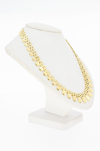 Sonnenstrahlen Kette 14 Karat Gold - 45 cm