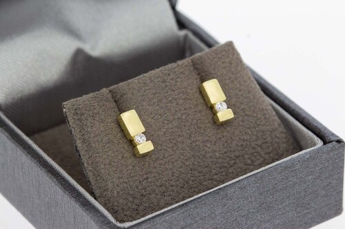 Ohrstecker 14 Karat Gelbgold - 7,9 mm