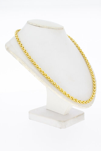 14 Karat Gold Fuchsschwanz Kette - 45,3 cm