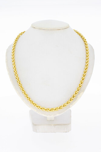 14 Karat Gold Fuchsschwanz Kette - 45,3 cm