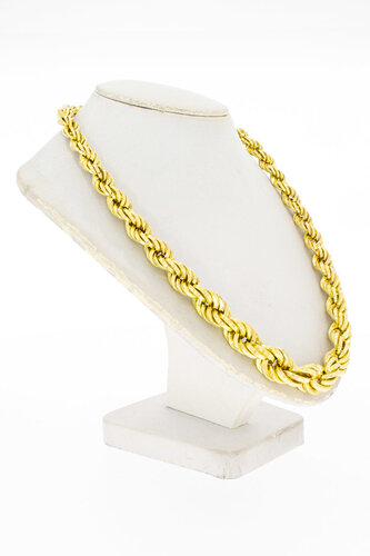 14 Karat Gold aufsteigenden Kordelkette - 43,3 cm