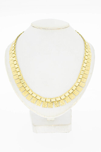 Sonnenstrahl Kette 14 Karat Gold  - 42,5 cm