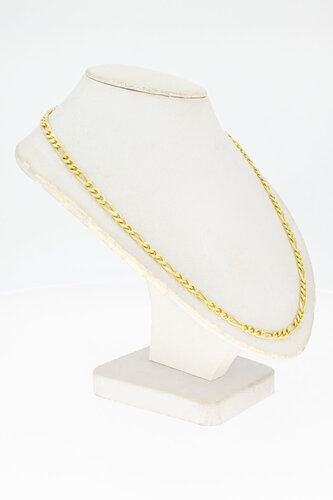 Figaro Kette 14 Karat Gold - 44,9 cm