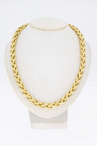 14 Karat Gold Fuchsschwanz Kette - 45,9 cm