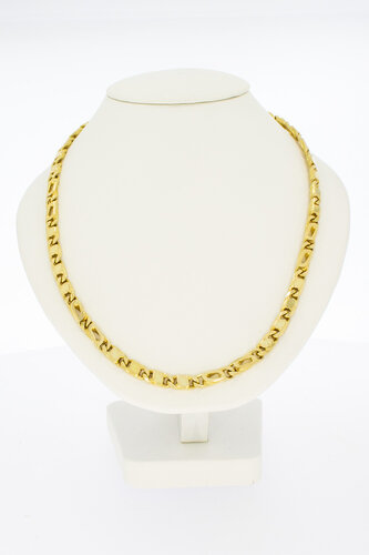 18 Karat Falkenauge Kette Gold - 59,2 cm