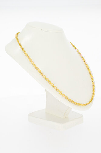 Ankerkette 18 Karat gelb Gold - 60,9 cm