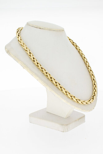 Fuchsschwanz Kette 14 Karat Gelbgold - 46,3 cm