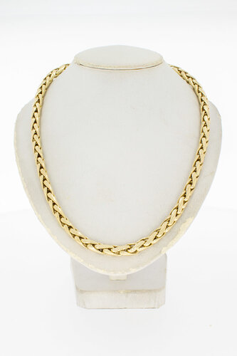 Fuchsschwanz Kette 14 Karat Gelbgold - 46,3 cm