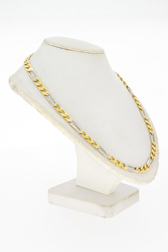 Figaro 18 Karat Goldkette - 70,9 cm