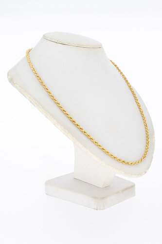 18 Karat  Gelbgold Kordelkette - 71 cm